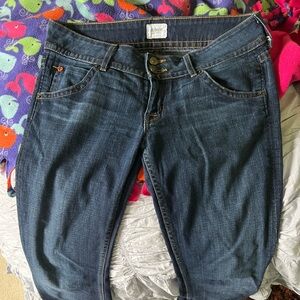 Y2K dark low rise boot cut jeans by Hudson. Have been worn less than 5 times.
